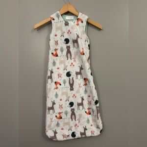 Cozy Woodland Animal Print Sleeveless Baby Sleep Sack 6/18 Months